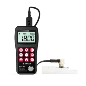 MT190 Ultrasonic Thickness Gauge - Alat ukur ketebalan ultrasonik multi-mode dengan layar digital untuk inspeksi korosi
