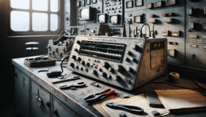 Analisis getaran mesin di ruang kontrol pembangkit listrik dengan peralatan dan dokumentasi pemeliharaan otentik