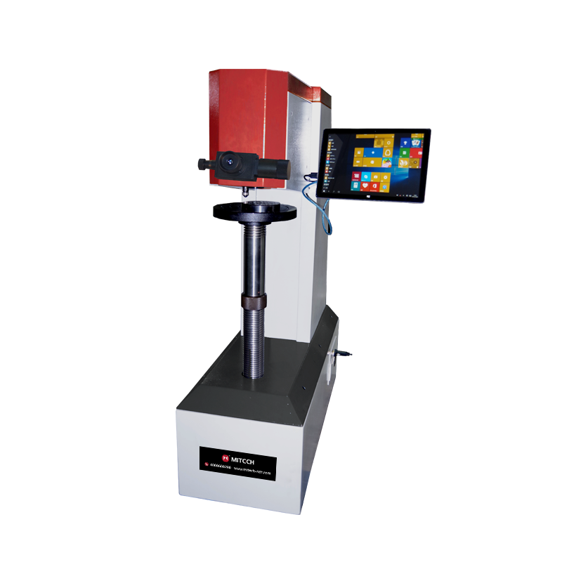 MITECH MHBS-3000-XYZ - Mesin uji kekerasan Brinell otomatis dengan sistem penggerak XYZ dan tampilan digital.