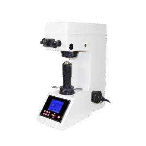 MITECH MHBS-62.5 Digital Display Small Load Brinell Hardness Tester - Alat uji kekerasan Brinell digital dengan layar dan tuas penguji.
