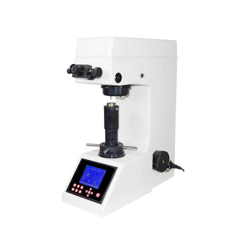 MITECH MHBS-62.5 Digital Display Small Load Brinell Hardness Tester - Alat uji kekerasan Brinell digital dengan layar dan tuas penguji.