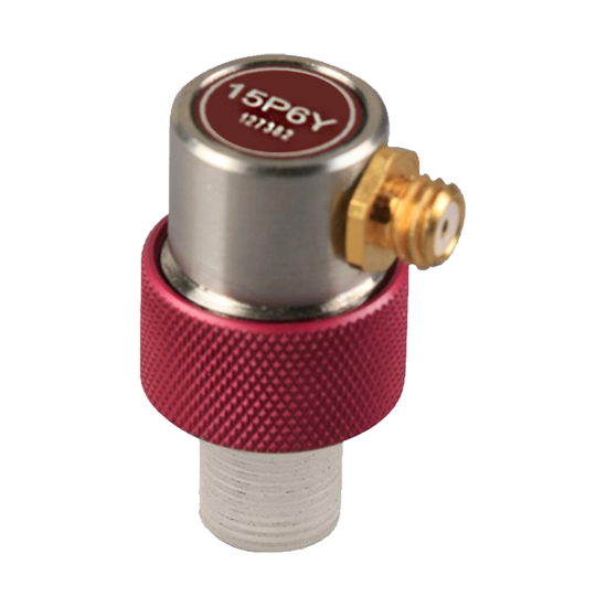 Delay Line Probe - Probe ultrasonik dengan ujung kristal dan garis tunda untuk inspeksi permukaan