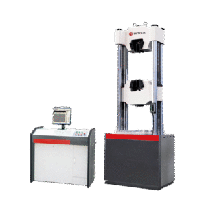 Mitech MAW-G1000 - Mesin uji tarik kawat baja 1000KN dengan sistem penjepit otomatis.