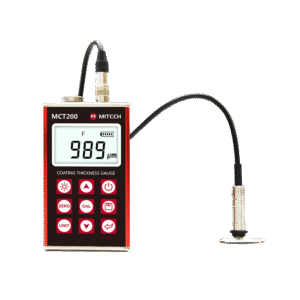 MCT200 Coating Thickness Gauge - Alat ukur digital dengan probe untuk mengukur ketebalan lapisan.