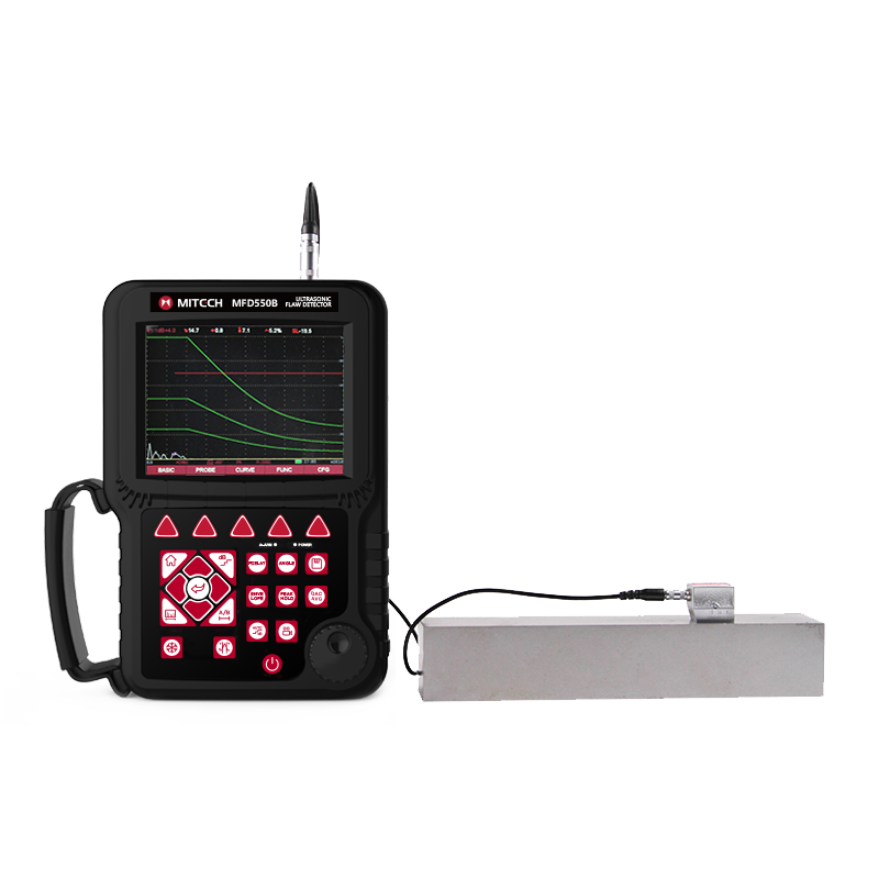 MFD550B Ultrasonic Flaw Detector - Detektor cacat ultrasonik digital dengan layar LCD untuk inspeksi NDT