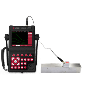 MFD660C Ultrasonic Flaw Detector - Detektor cacat ultrasonik portabel IP65 dengan layar warna untuk inspeksi retak.