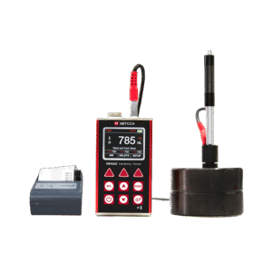 MH660 Portable Leeb Hardness Tester - Alat uji kekerasan portabel dengan bodi hitam dan layar digital