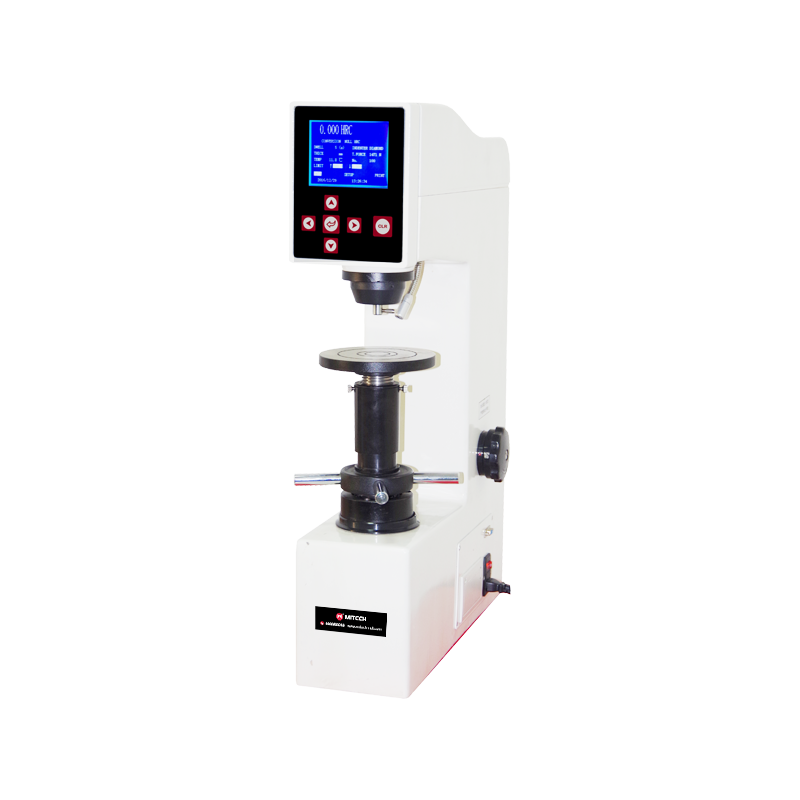 Mitech MHRS-45A - Hardness tester digital permukaan logam dengan layar dan panel kontrol.