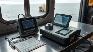 Alat ukur kekerasan portabel di lingkungan offshore korosif untuk inspeksi NDT dan welding engineer.